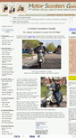 Mobile Screenshot of motor-scooters-guide.com